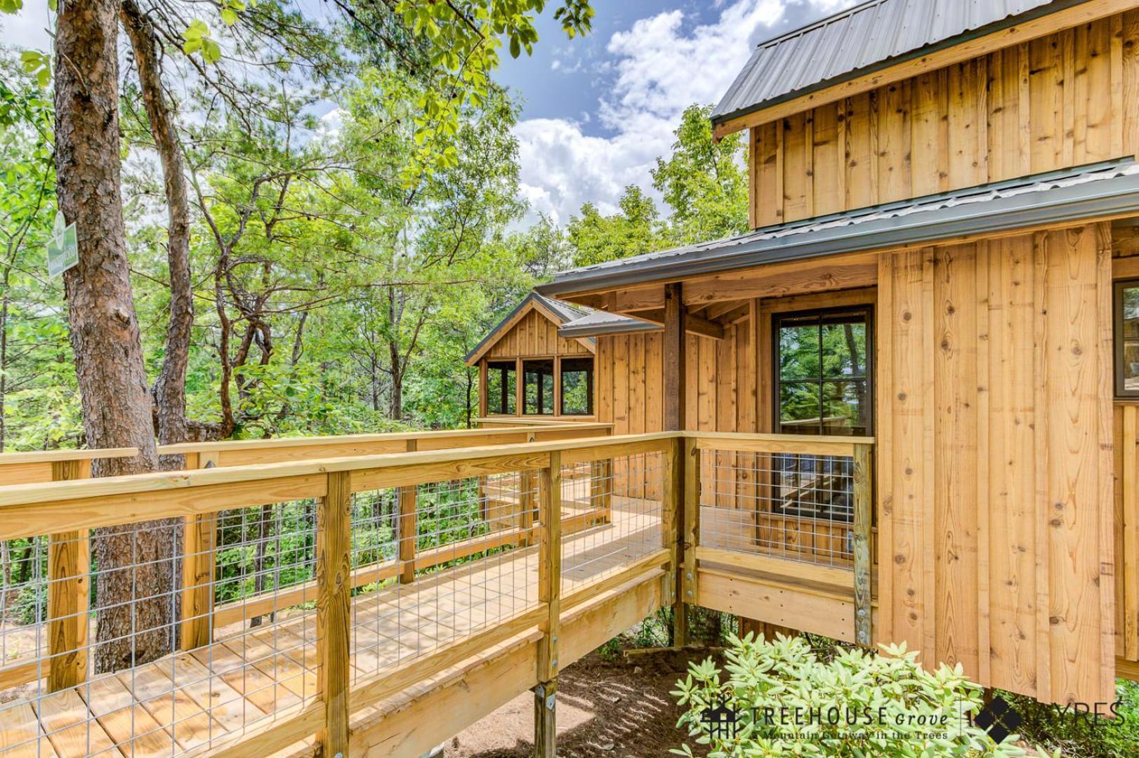 The Moosewood In Treehouse Grove At Norton Creek Gatlinburg Exterior foto
