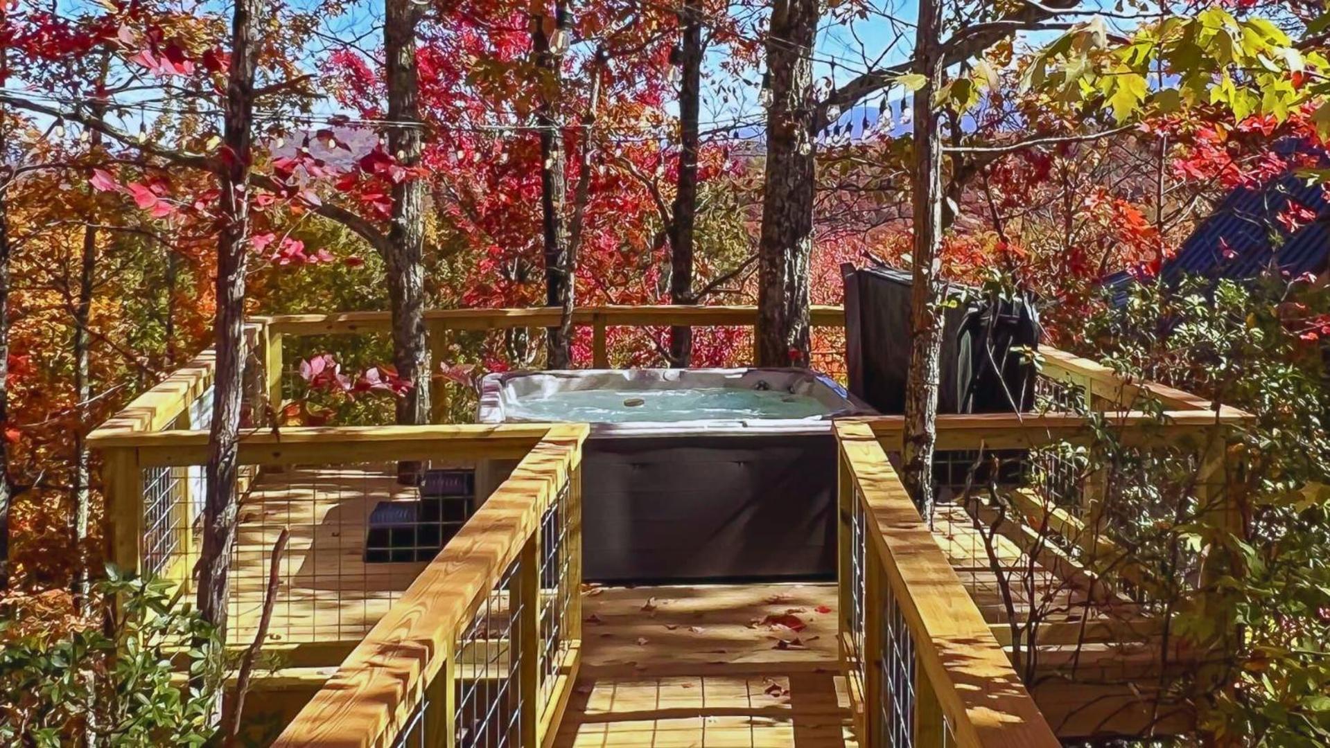 The Moosewood In Treehouse Grove At Norton Creek Gatlinburg Exterior foto