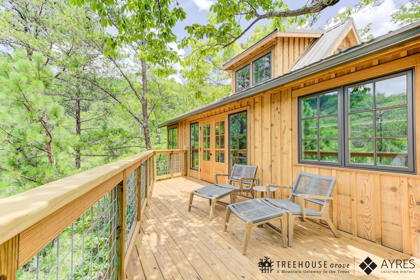 The Moosewood In Treehouse Grove At Norton Creek Gatlinburg Exterior foto