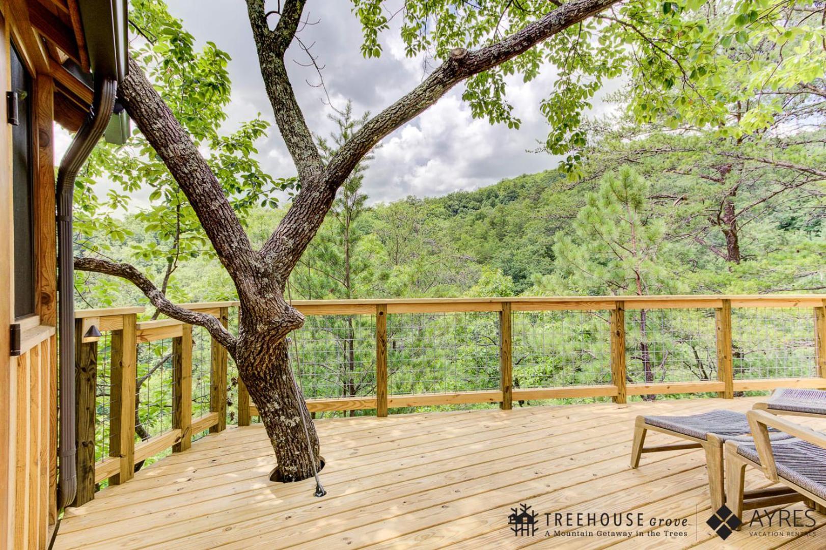 The Moosewood In Treehouse Grove At Norton Creek Gatlinburg Exterior foto
